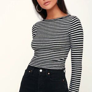 🖤 Amuse Society Wool-Blend Stretch Knit Sweater | Size S